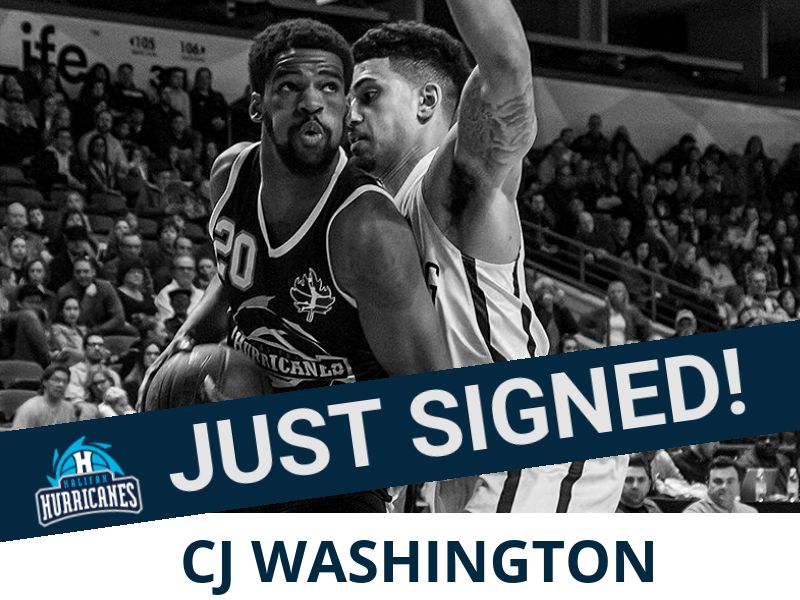 CJ Signs - Halifax Hurricanes ink a new deal with returning player CJ Washington