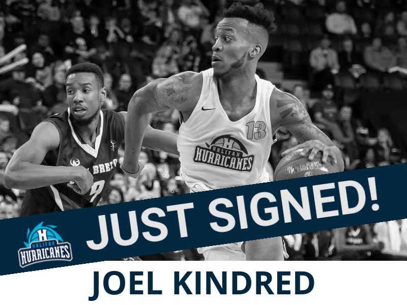 The Halifax Hurricanes Re-sign Guard Joel Kindred from Raleigh, North Carolina
